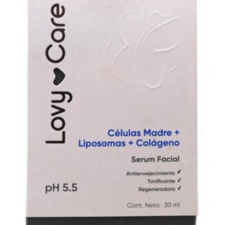 SERUM FACIAL CELULAS MADRE LIPOSOMAS COLAGENO 30 ML LOVY CARE