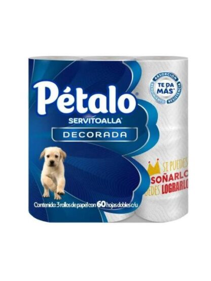 SERVITOALLA PETALO 3 ROLLOS