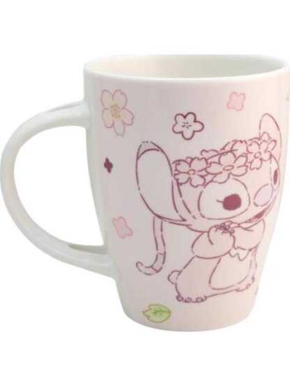 SET 2 TAZAS CON CUCHARA STITCH 310 ML MULTICOLOR DISNEY - Image 3
