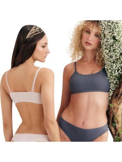 SET 2 TOPS SIN COSTURAS GRIS LOVE TO LOUNGE - Image 3