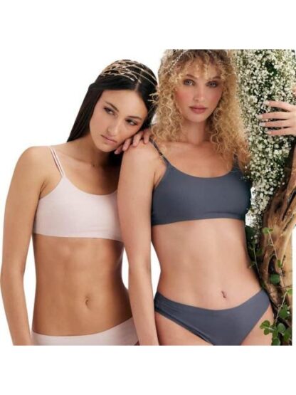 SET 2 TOPS SIN COSTURAS GRIS LOVE TO LOUNGE - Image 4