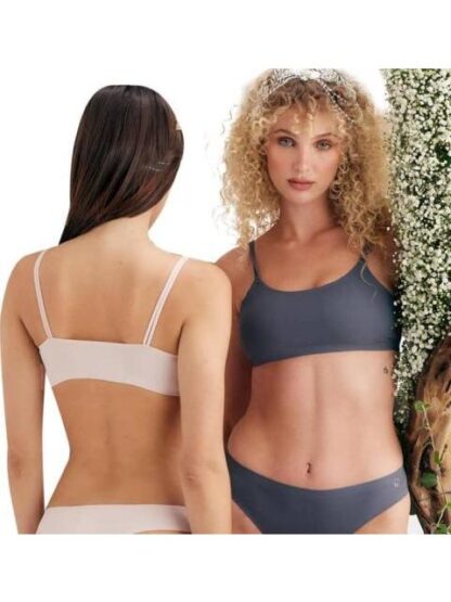 SET 2 TOPS SIN COSTURAS GRIS LOVE TO LOUNGE - Image 5
