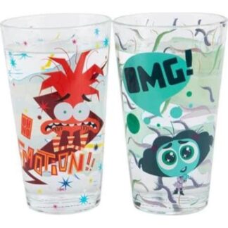 SET 2 VASOS VIDRIO INSIDE OUT 2 MULTICOLOR INSIDE OUT 2