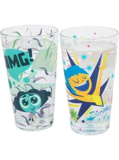 SET 2 VASOS VIDRIO INSIDE OUT 2 MULTICOLOR INSIDE OUT 2 - Image 2