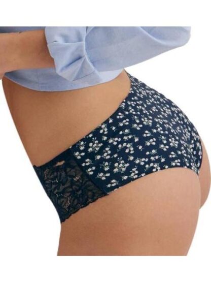 SET 3 PANTIS CORTE HIPSTER AZUL MARINO LOVE TO LOUNGE - Image 3