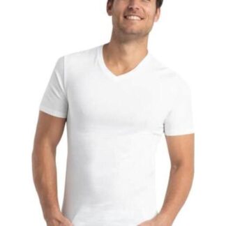 SET 3 PLAYERAS CUELLO V BLANCO LACOSTE