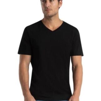 SET 3 PLAYERAS CUELLO V NEGRO LACOSTE