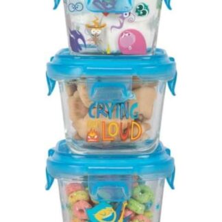SET 3 TUPPERS HERMETICOS MULTICOLOR INSIDE OUT 2
