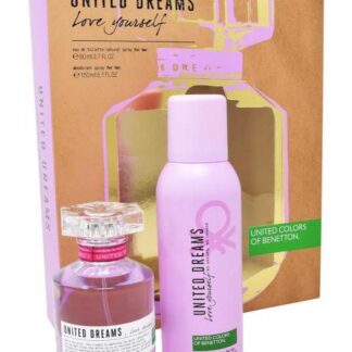 SET BENETTON LOVE YOURSELF 2PZ 80ML EDT SPRAY