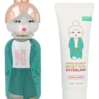 SET BENETTON SISTERLAND GREEN JASMINE 2PZ 80ML EDT SPRAY