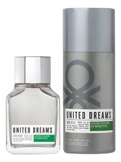 SET BENETTON UNITED DREAMS AIM HIGH 100ML EDT