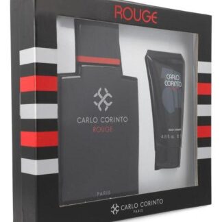 SET CARLO CORINTO ROUGE 2PZ 400ML EDT SPRAY - HOMBRE