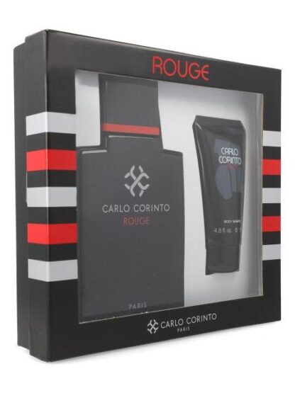 SET CARLO CORINTO ROUGE 2PZ 400ML EDT SPRAY - HOMBRE