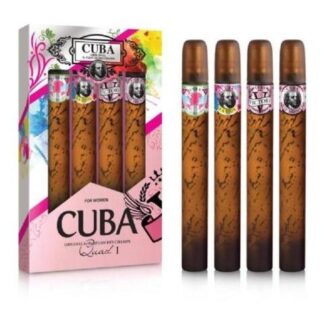 SET CUBA QUAD I DAMA DES CHAMPS 4 PZ 35 ML C U SPRAY