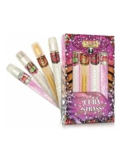 SET CUBA STRASS DAMA 4 PZ (TIGER-ZEBRA-SNAKE-HEARTBREAKER) GENERO MUJER