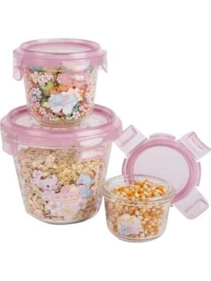 SET DE 3 TUPPERS STITCH MULTICOLOR STITCH - Image 2