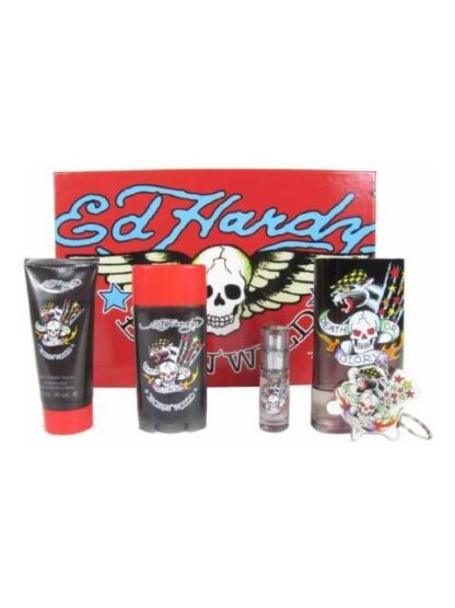 SET ED HARDY BORN WILD CABALLERO CHRISTIAN AUDIGIER 5 PZ