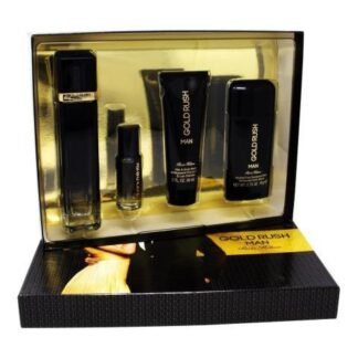 SET GOLD RUSH MAN CABALLERO PARIS HILTON 4 PZ - ORIGINAL