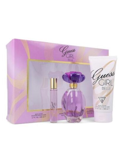 SET GUESS GIRL BELLE 3PZS 100ML EDT BODY LOTION 15ML EDT - Image 2