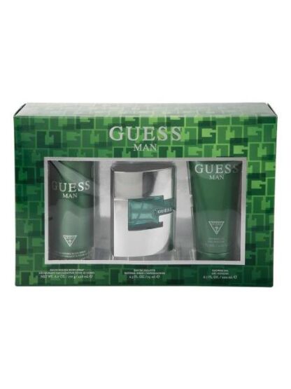 SET GUESS MAN 3 PIEZAS CABALLERO 75ML EDT SHOWER GEL 200ML DESODORANTE 226ML