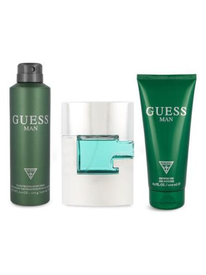SET GUESS MAN 3 PIEZAS CABALLERO 75ML EDT SHOWER GEL 200ML DESODORANTE 226ML - Image 4