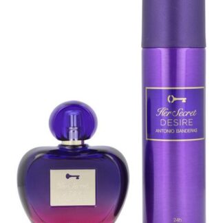SET HER SECRET DESIRE ANTONIO BANDERAS 2PZ - MUJER