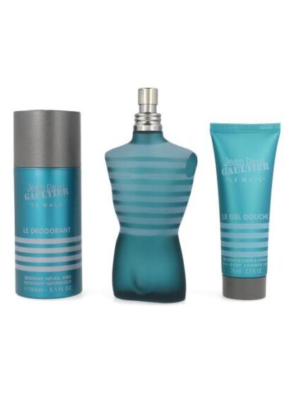 SET JEAN PAUL GAULTIER LE MALE 3PZ 125ML EDT SPRAY