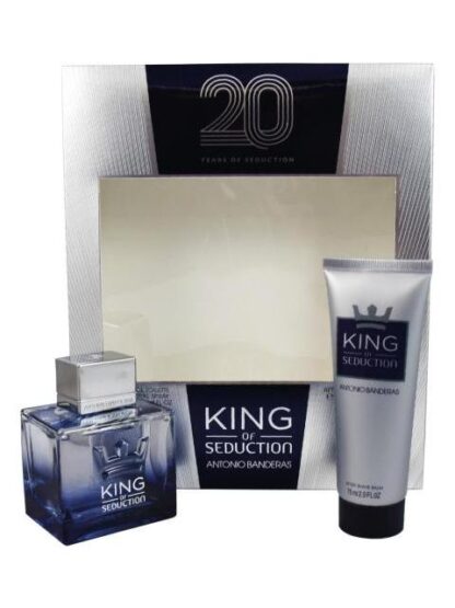 SET KING OF SEDUCTION 20 YEARS 2PZ 100ML EDT SPRAY - HOMBRE
