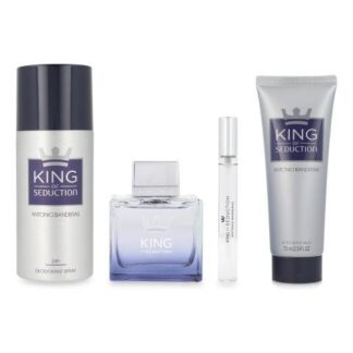 SET KING OF SEDUCTION 4PZ 100ML EDT SPRAY 10ML EDT SPRAY