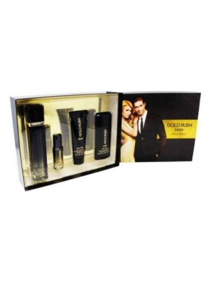 SET PARIS HILTON GOLD RUSH MAN 4PZS 100ML EDT SPRAY GENERO HOMBRE - Image 2