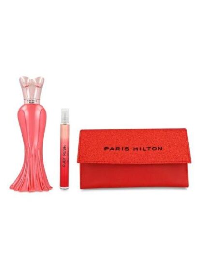 SET PARIS HILTON RUBY RUSH 3PZS 100ML EDP 10ML EDP CARTERA