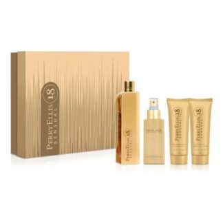 SET PERRY ELLIS 18 SENSUAL 4PZS 100 EDP SHOWER GEL BODY MIST