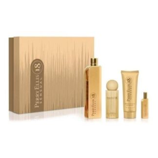 SET PERRY SENSUAL 18 DAMA PERRY ELLIS 4 PZ - ORIGINAL