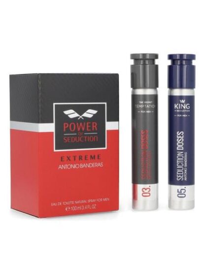 SET POWER OF SEDUCTION EXTREME BANDERAS 3PZ - HOMBRE