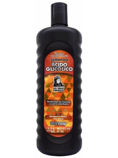 SHAMPOO A CIDO GLICOLICO 1.1 L DEL INDIO PAPAGO
