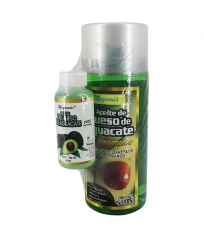 SHAMPOO ACEITE DE HUESO DE AGUACATE 500 ML PARA CABELLO MEGAMIX