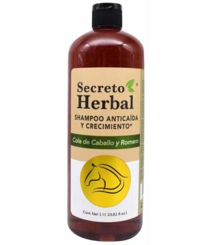 SHAMPOO ANTICAIDA COLA DE CABALLO Y ROMERO 1 L SECRETO HERBAL