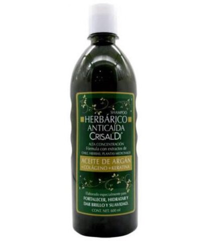 SHAMPOO ANTICAIDA CON ACEITE DE ARGAN COLAGENO Y QUERATINA 600 ML