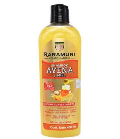 SHAMPOO AVENA Y MIEL 400 ML RARAMURI