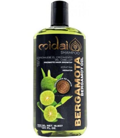 SHAMPOO BERGAMOTA Y KERATINA 500 ML MIDAI