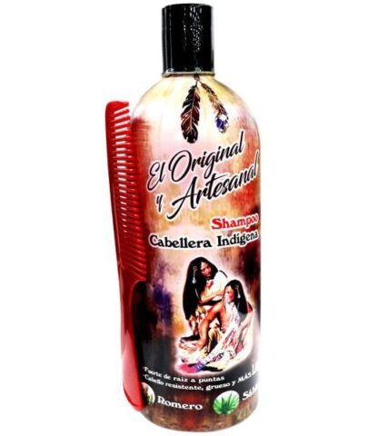 SHAMPOO CABELLERA INDIGENA CABELLO RESISTENTE GRUESO Y MAS LARGO SHAMPOOS NACE