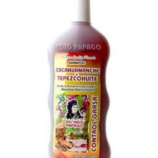 SHAMPOO CACAHUANANCHE 500 ML DEL INDIO PAPAGO