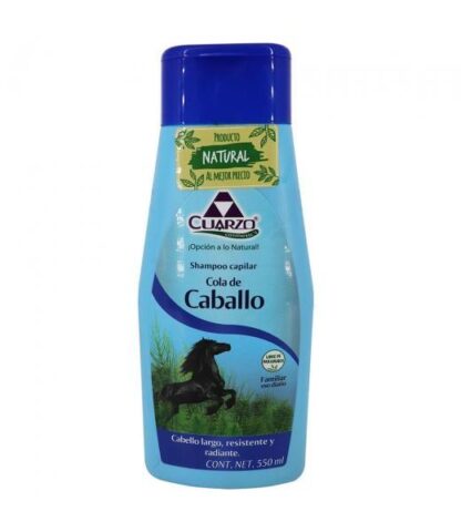 SHAMPOO CAPILAR COLA DE CABALLO 550ML CUARZO COSMETICS