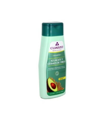 SHAMPOO CAPILAR DE AGUACATE Y GERMEN DE TRIGO 550 ML CUARZO COSMETICS