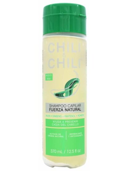 SHAMPOO CAPILAR FUERZA NATURAL 370 ML CHILI & CHILI