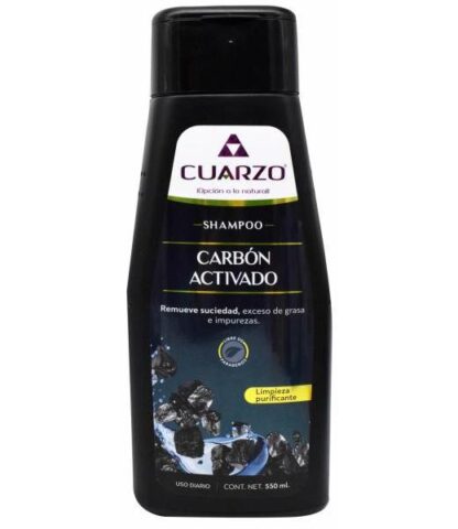 SHAMPOO CARBON ACTIVADO 550 ML CUARZO