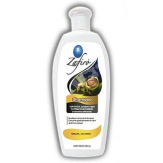 SHAMPOO CON NOGAL Y EXTRACTO DE ROMERO 500ML. AUX. EN EL CONTROL ZAFIRO
