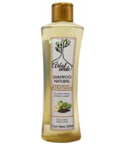 SHAMPOO ENGROSADOR Y REESTRUCTURANTE 500 ML ARBOL VERDE