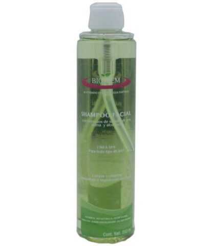 SHAMPOO FACIAL DE AVENA ALOE Y SEMILLA DE UVA 250 ML BIO&FEM