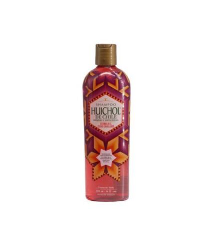 SHAMPOO HUICHOL DE CHILE 400ML ESTIMULA CUERO CABELLUDO. SHAMPOO DEL INDIO HUICHOL